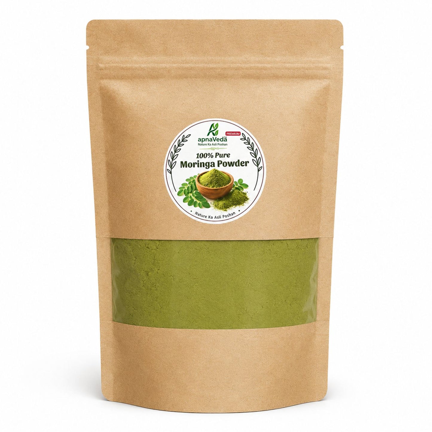 Apnaveda Premium Organic Moringa Powder 100% Pure & Natural