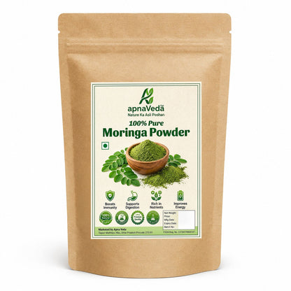 Apnaveda Premium Organic Moringa Powder 100% Pure & Natural