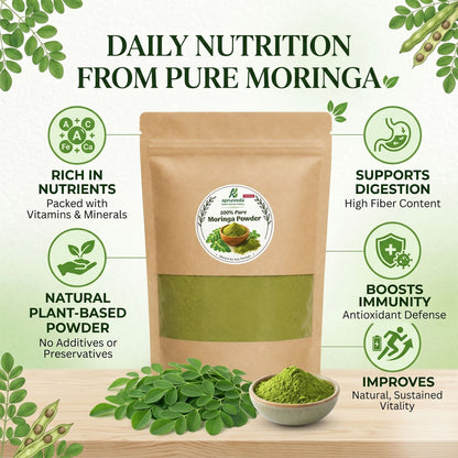 Apnaveda Premium Organic Moringa Powder 100% Pure & Natural