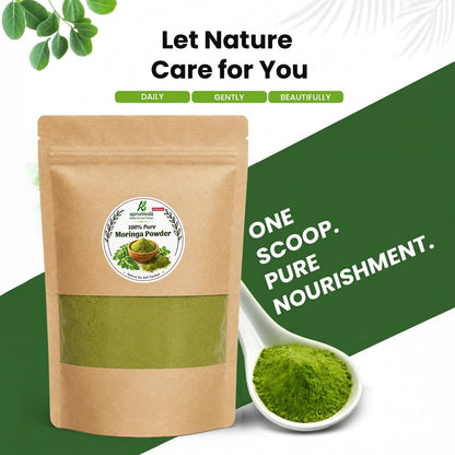 Apnaveda Premium Organic Moringa Powder 100% Pure & Natural